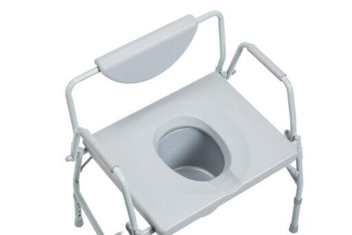 Deluxe Bariatric Drop-Arm Commode –  11135-1