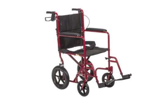 Lightweight Expedition Aluminum Transport Chair – RED – EXP19LTRD