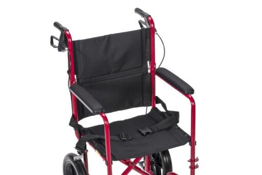 Lightweight Expedition Aluminum Transport Chair – Red – EXP19LTRD
