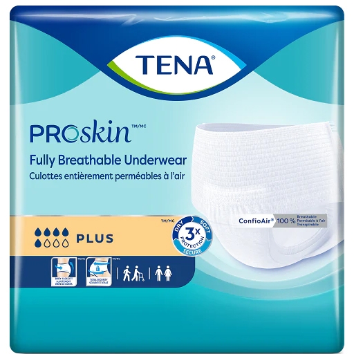 TENA Protective Incontinence Underwear, Plus Absorbency – Medium Size