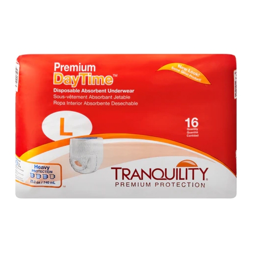 Tranquility Premium DayTime Disposable Absorbent Underwear, Heavy Absorbency-Large size