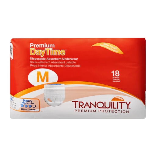 Tranquility Premium DayTime Disposable Absorbent Underwear, Heavy Absorbency-medium size
