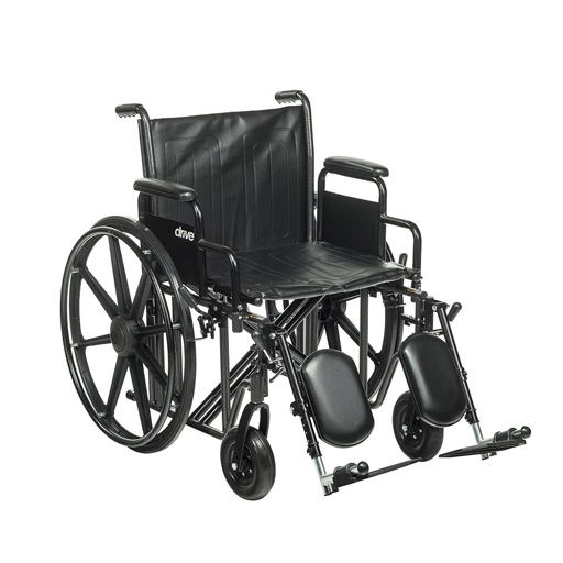 Bariatric Sentra EC Heavy-Duty Wheelchair 24