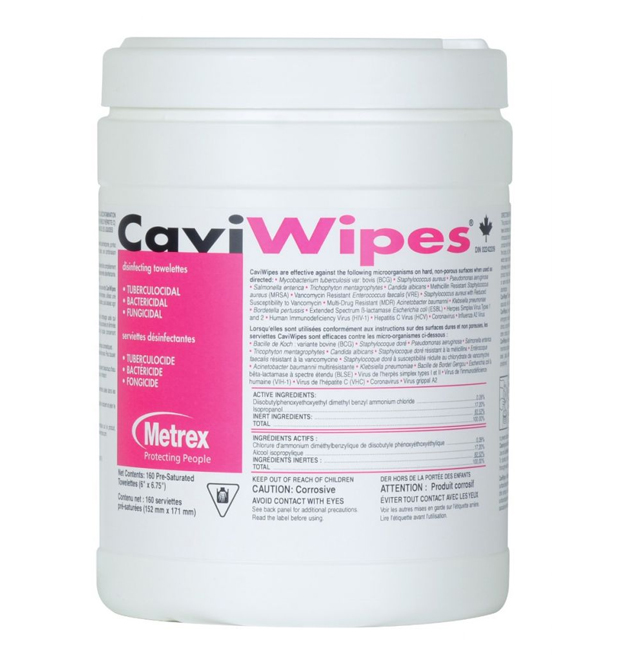 Metrex CaviWipes Surface Disinfectant Wipes