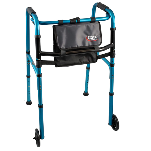 CAREX Explorer®Folding Walker with 2 Wheels & Bag-Edmonton