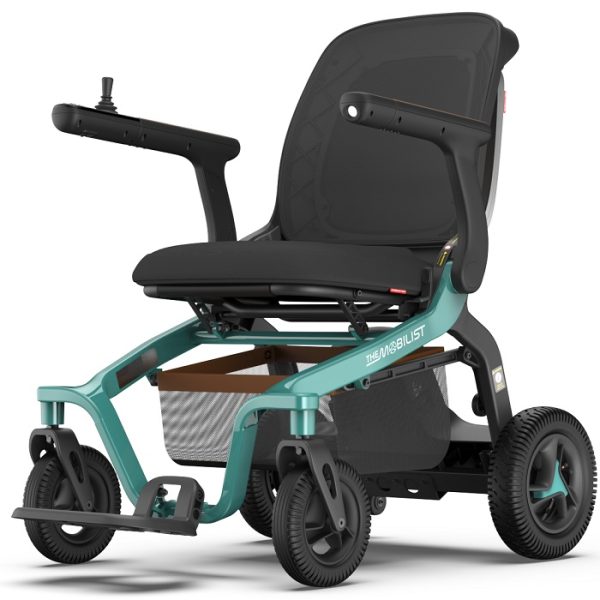 robooter-E40-green-folding-electric-wheelchair - Edmonton