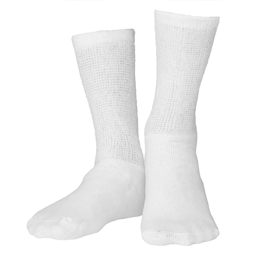 Diabetic Socks for Men and Women - WHite- 3 pairs - Edmonton
