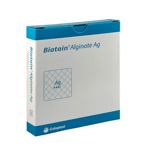 Biatain Alginate Ag wound care dressing packaging - Edmonton