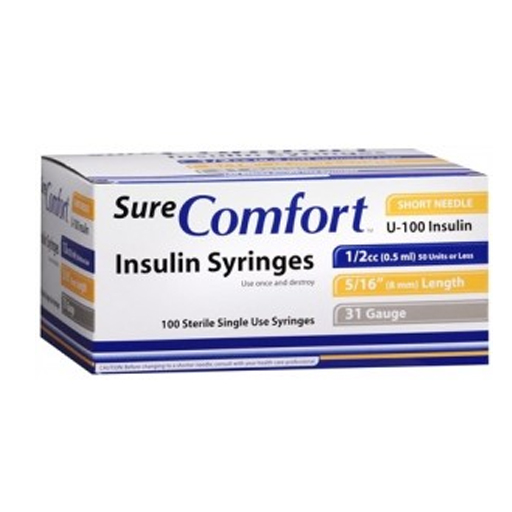 SURE COMFORT INSULIN SYRINGE - 30G - Edmonton