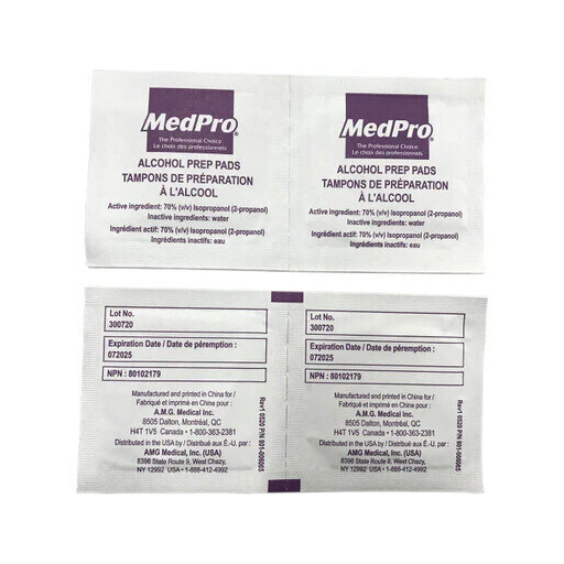 MedPro Alcohol Prep Pads - Edmonton