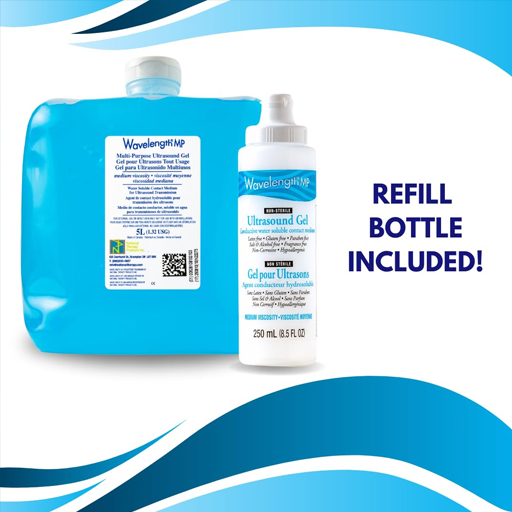 WaveLength Blue Ultrasound Gel 5L- Edmonton